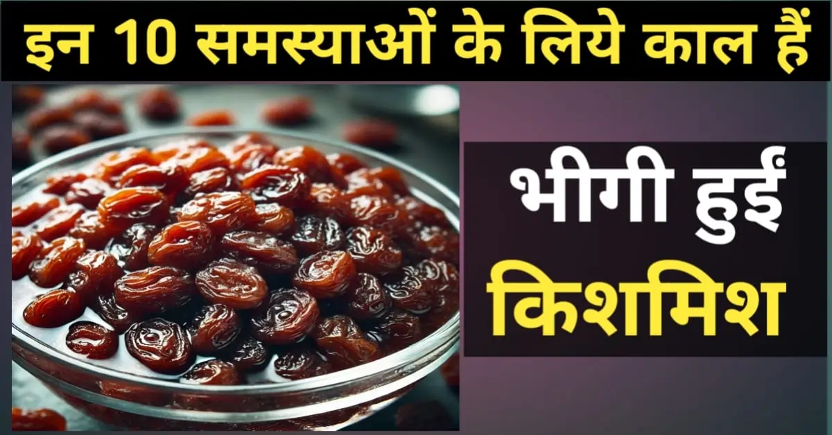 भीगी हुई किशमिश