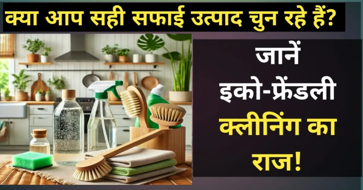 घर की सफाई के लिए टिकाऊ उत्पाद